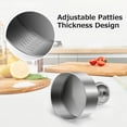 thumbnail image 2 of Burger Press, Stainless Steel Adjustable Burger Patty Maker, Non-Stick Patty Mak, 2 of 5