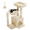 Beige, variant on PAWZ Road Cat Tree 29.5" Sisal Cat Scratching Posts Tower Hammock Top Perch for Indoor Cats,Gray