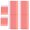 Red, variant on Professional Fabric Marker Pen Refills Heat Erasable Tailoring Pen Ink Refills for Garment Sewing Quilting and Leather Crafting, 10 Inches / 25.4 cm, Black, 100-Pack