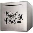 thumbnail image 1 of Fondo de viaje HuaArt de acero inoxidable Piggy Bank para adultos, 1 of 7