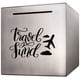 thumbnail image 1 of Fondo de viaje HuaArt de acero inoxidable Piggy Bank para adultos, 1 of 7
