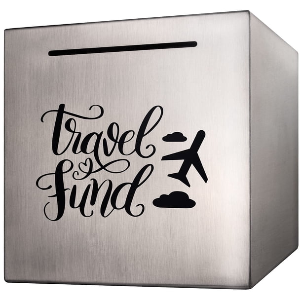 Fondo de viaje HuaArt de acero inoxidable Piggy Bank para adultos