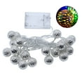 thumbnail image 2 of Christmas LED String Lights Moroccan Ball Iron Hollow Small Ball Lights Holiday Outdoor Indoor Decorative Lighting for Party Garden Tree, 2 of 5
