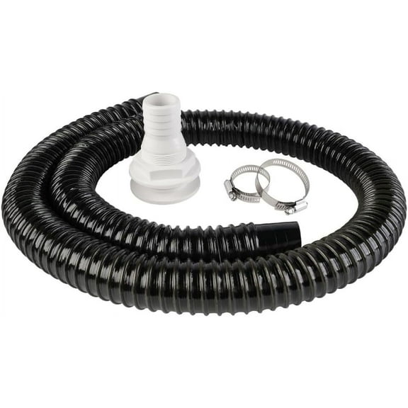 SEAFLO Bilge Pump Installation Kit Bilge Pump Hose 2” Outlet Inch Dia Plumbing Kit | 4.5 FT Premium Kink-free Flexible PVC Hose | Includes 2 316 Stainless Steel Hose Clamps and 2” Thru-Hull Fitting