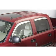Putco Element Chrome Window Visor In Channel - 480011 Fits select: 2005-2006 CHEVROLET SILVERADO K1500, 2001-2002 CHEVROLET SILVERADO