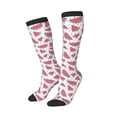 thumbnail image 2 of Fotbe Watermelon print Women's Men's Novelty Crew Socks Cotton Socks Knee High Socks for Walking,Running,Nurses,Pregnancy, 2 of 8