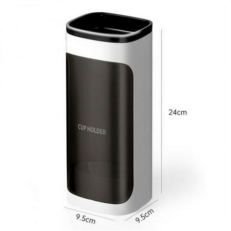 

Automatic Pull Type Cup Dispenser Bathroom Water Cup Holder Wall Mounted Cup Dispenser Water Dispenser Storage for Home Office (1)