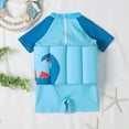 thumbnail image 4 of GYRATEDREAM Kids Float Swimsuit Buoyancy Sticks for Baby Boys One Piece Floating Swim Vest Training Aid Swimwear 2-9 Years, 4 of 6