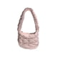 thumbnail image 2 of Bolso de hombro acolchado para mujer, tamaño mediano, tipo bollo de masa, para compras en la playa Rosa, 2 of 9
