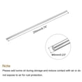 thumbnail image 2 of Uxcell Round Steel Rod, Lathe Bar Stock Tool, for Shaft Gear,DIY Craft,6 x 250mm, 2 of 4