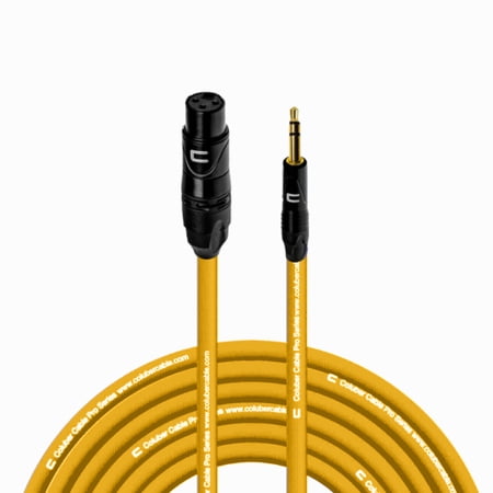 Coluber Cable Balanced XLR Female to 3.5 TRS Male - Audio Microphone Cable