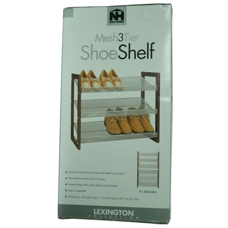 Organize It All 17053 3 Tier Shoe Shelf