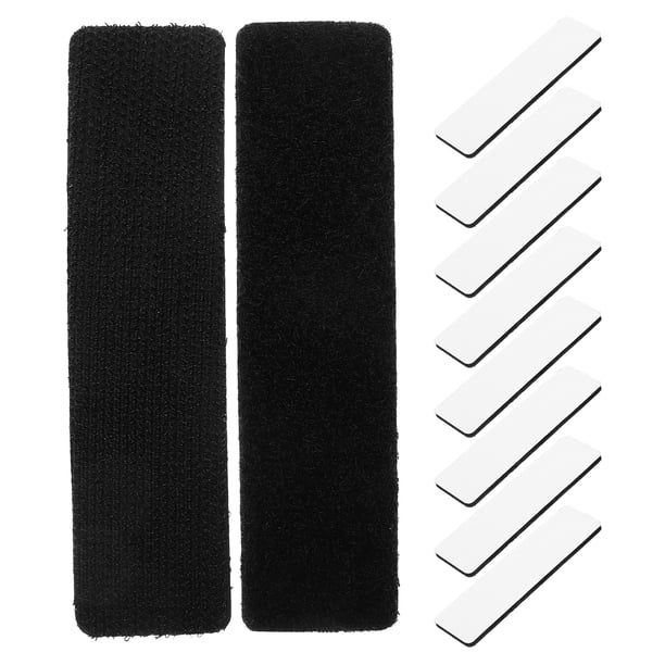 100 Uds. Tiras adhesivas reemplazables cintas adhesivas de gancho y bucle cintas para alfombras multifunción cintas de nailon para sillas cinta adhesiva para el hogar