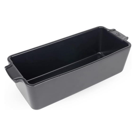 Drevy - Appolia Loaf Pan - Ceramic Bread Baking Dish with Handles - Slate, 10 x 4 x 3 inches