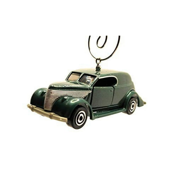 1936 Ford Sedan Custom Christmas Ornament 1:64 Green