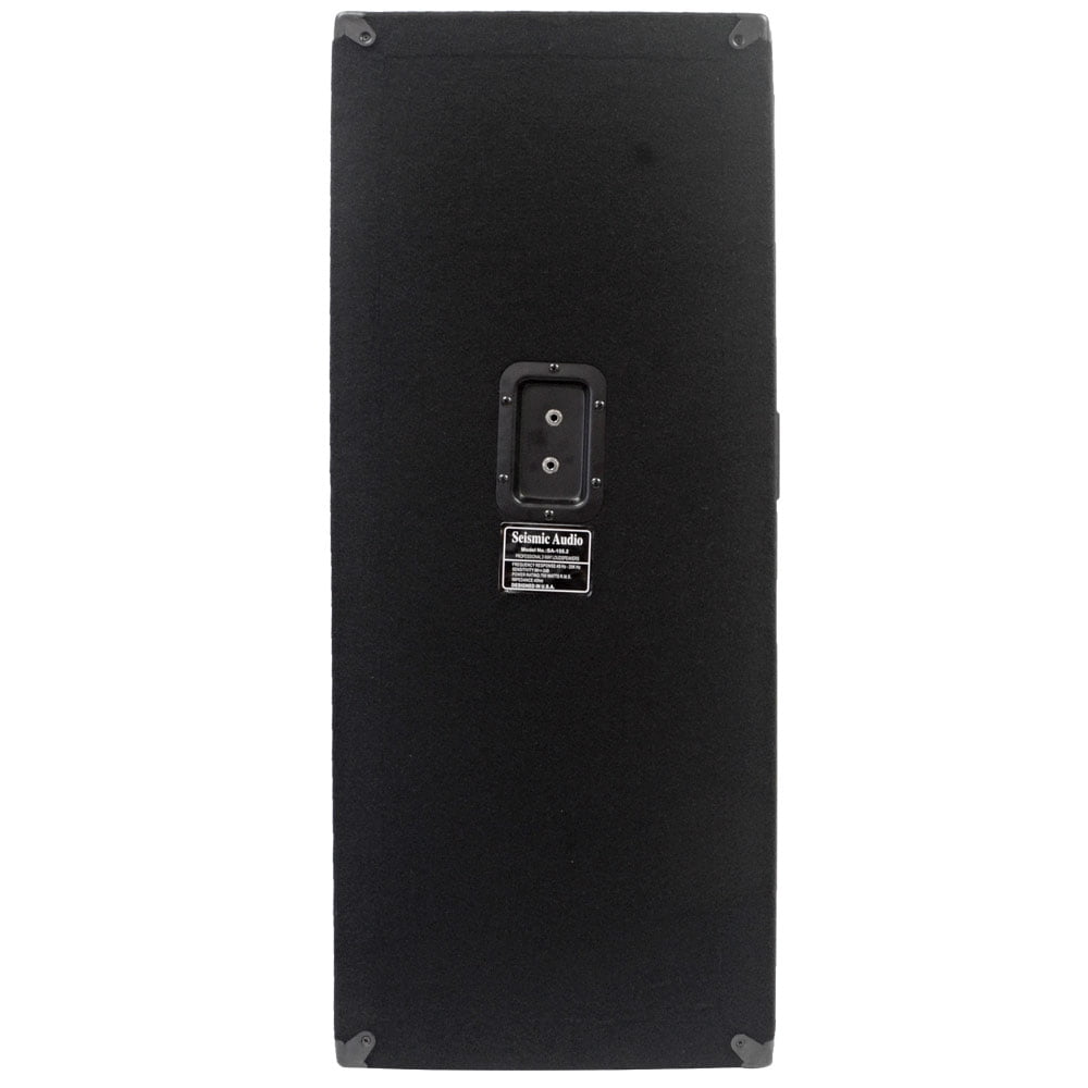 Seismic Audio Pair Dual 15" PA DJ SPEAKERS 1000 Watts PRO AUDIO ~ NEW - 155.2