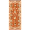 thumbnail image 4 of SAFAVIEH Heritage Giles Traditional Wool Runner Rug, Rust/Beige, 2'3" x 8', 4 of 10