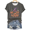 thumbnail image 4 of Clearance! HCURIBAD Shirts for Women, Women's Casual Letter Printed Round Neck Short Sleeve Top Halloween Witch T Shirt, Womens Graphic Tees, Halloween Shirts for Women 1PC T-Shirt Gray S, 4 of 4