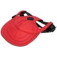 thumbnail image 1 of Dog Hat, Cute Sun Shading Duck Tongue Breathable Dog Baseball   For Outdoor For Home Red L, 1 of 8