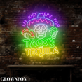 thumbnail image 3 of Glowneon I'm Just Here For Tacos & Tequila Led Sign, Mexico Food Sign, 3 of 5
