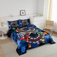 thumbnail image 4 of Racing Track Boys Bedding Comforter Sets Full,Teens Cartoon Extreme Sports Race Car Bedding Set for Bedroom Decoration, 4 of 9