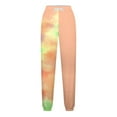 thumbnail image 4 of Ahdbta Womens Baggy Sweatpants Trendy Tie Dye Print Straight Leg Pants Drawstring Elastic Waist Pants with Pockets, 4 of 4