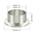 thumbnail image 2 of 304 Stainless Steel Pipe Fitting,38mm(1.5inch) OD TC Ferrules Tube Welding Tri Clamps Ferrule for Plumbing 1Pcs, 2 of 5
