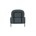 thumbnail image 7 of Armless Accent Chair,Modern Upholstered Living Room Chair with Metal Frame and Thick Cushion,Comfy Armless Side Chair,Leisure Reading Chair Single Lounge Chair for Bedroom Living Room Office,Grey, 7 of 7