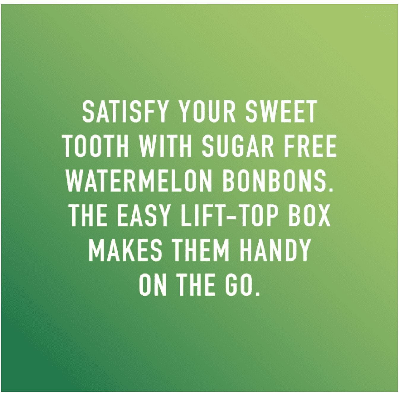 Swiss Imports Sugar Free Bonbons Hard Candy Drops, Watermelon, 1.4 oz/40g Box, 9 Pack