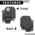 thumbnail image 6 of Unique Bargains HVAC Heater Blend Air Door Control Actuator No.15844241 - for Chevrolet Malibu 2008-2012 Black - 1 Pc, 6 of 6