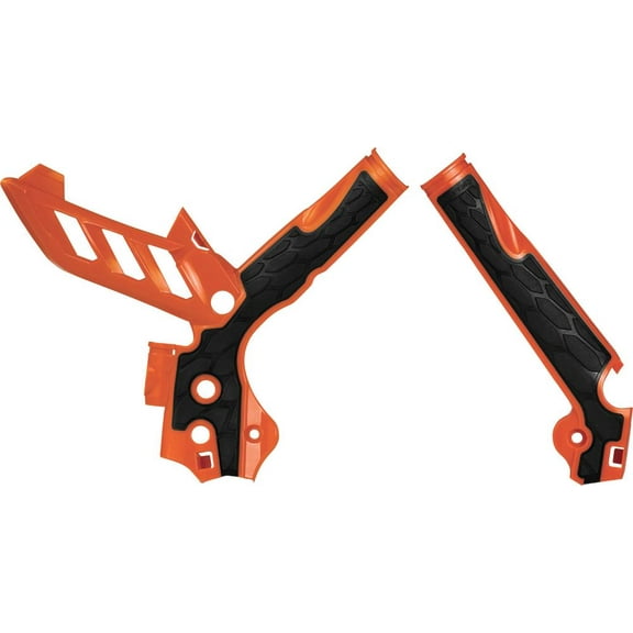 Acerbis 2374251008 X-Grip Frame Guard Orange/Black