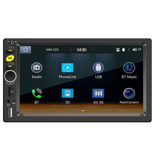 Sidaley Universal Dual DIN coche estéreo sonido MP5 reproductor RCA salida 87,5-108,0 Mhz Control remoto USB pantalla táctil accesorio Combinaciones de reproductor de DVD/TV para coche Sidaley VI015529-00B