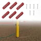 thumbnail image 4 of 6-Piece Volleyball Court Line Set for Beach Sports Marking Equipment Red Markers, 4 of 5