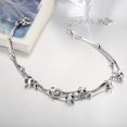 thumbnail image 4 of Pulsera de mujer en plata de ley 925 con forma de estrella, joyería de moda, pulseras de amor ajustables de 16 a 19 cm, elegante y hermosa pulsera para mujer con embalaje de joyería, 4 of 4