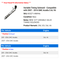 thumbnail image 2 of Variable Timing Solenoid - Compatible with 2007 - 2016 GMC Acadia 3.6L V6 2008 2009 2010 2011 2012 2013 2014 2015, 2 of 3