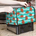 thumbnail image 6 of KLL Octopuses Print 4 Slice Toaster Dust Covers Kitchen Small Appliance Cover with 2 Pockets,Can hold Jam Spreader Knife & Toaster Tongs (12.4 x 10.6 x 8.2), 6 of 6