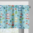 thumbnail image 3 of Ambesonne Exotic Window Valance, Monkey Toucan Fruit Leaves, 54" X 18", Pale Sky Blue Multicolor, 3 of 5