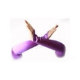 thumbnail image 2 of Ladies Fingerless Satin Opera Gloves, Purple, 2 of 2