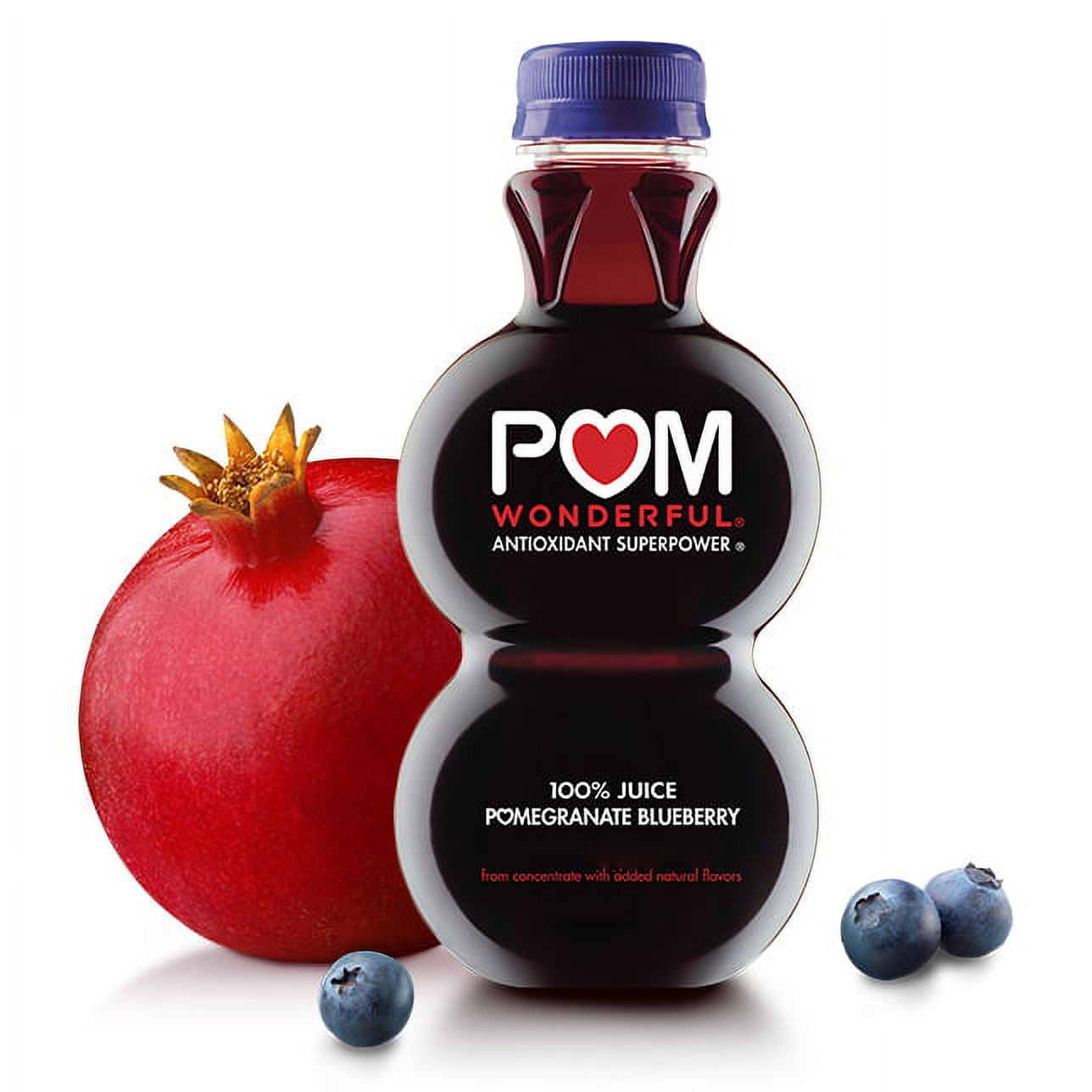POM Wonderful Antioxidant Pomegranate Blueberry 100% Juice, 16 fl oz