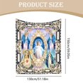 2pack LuClweCe Halloween Sale Blanket,Virgin Mary Blanket Microfiber