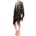 thumbnail image 5 of Fashion Womens Oversized Hand Beaded and Sequin Evening Shawl Wrap with Fringe, 5 of 5