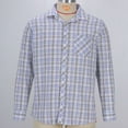 thumbnail image 5 of Aloohaidyvio George Button Up Shirt for Men 6.5oz Cotton Long Sleeve Flame Resistant Plaid Welding Shirts, 5 of 5