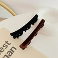 thumbnail image 6 of Racing Butterfly Flocked Bangs Hair Clip Black Headwear Women Cute Barrettes Hairgrip, 6 of 8