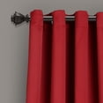 thumbnail image 2 of Juego de Paneles de cortina Lush Decor opacos rojo 52x95, 2 of 2