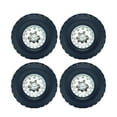 thumbnail image 5 of Kokiya 4 Pieces Tire Wheel Replacing Metal Wheel Rim Tire for 1/12 1/16 Vehicle DIY argent, 5 of 9