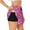 Black, variant on cherry Print Women 2 in 1 Running Shorts,High Waisted Athletic Shorts,Gym Workout Shorts with Liner Pockets-Small