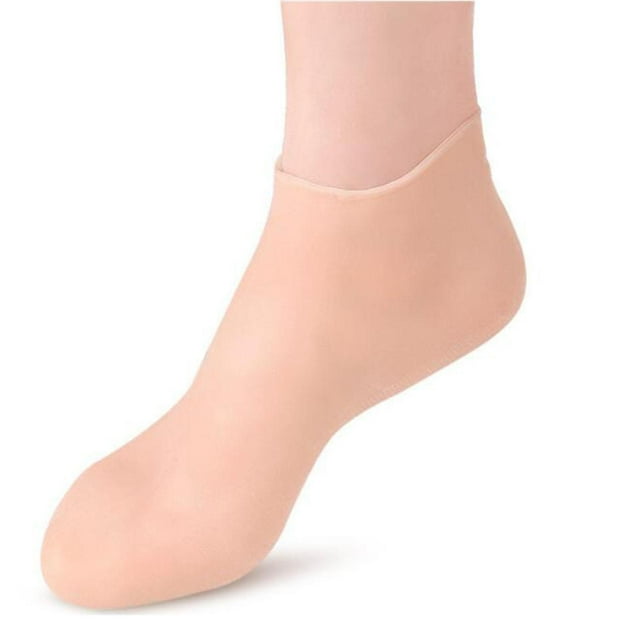 Xingzhi Soft Silicone Gel Socks Toe Socks Protection Foot Care Protector Skin L