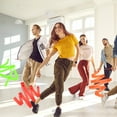 thumbnail image 4 of Cintas de Danza Uxcell, Streamers de Gimnasia con Varita Antideslizante Bandera de Danza Negra, 4 of 7