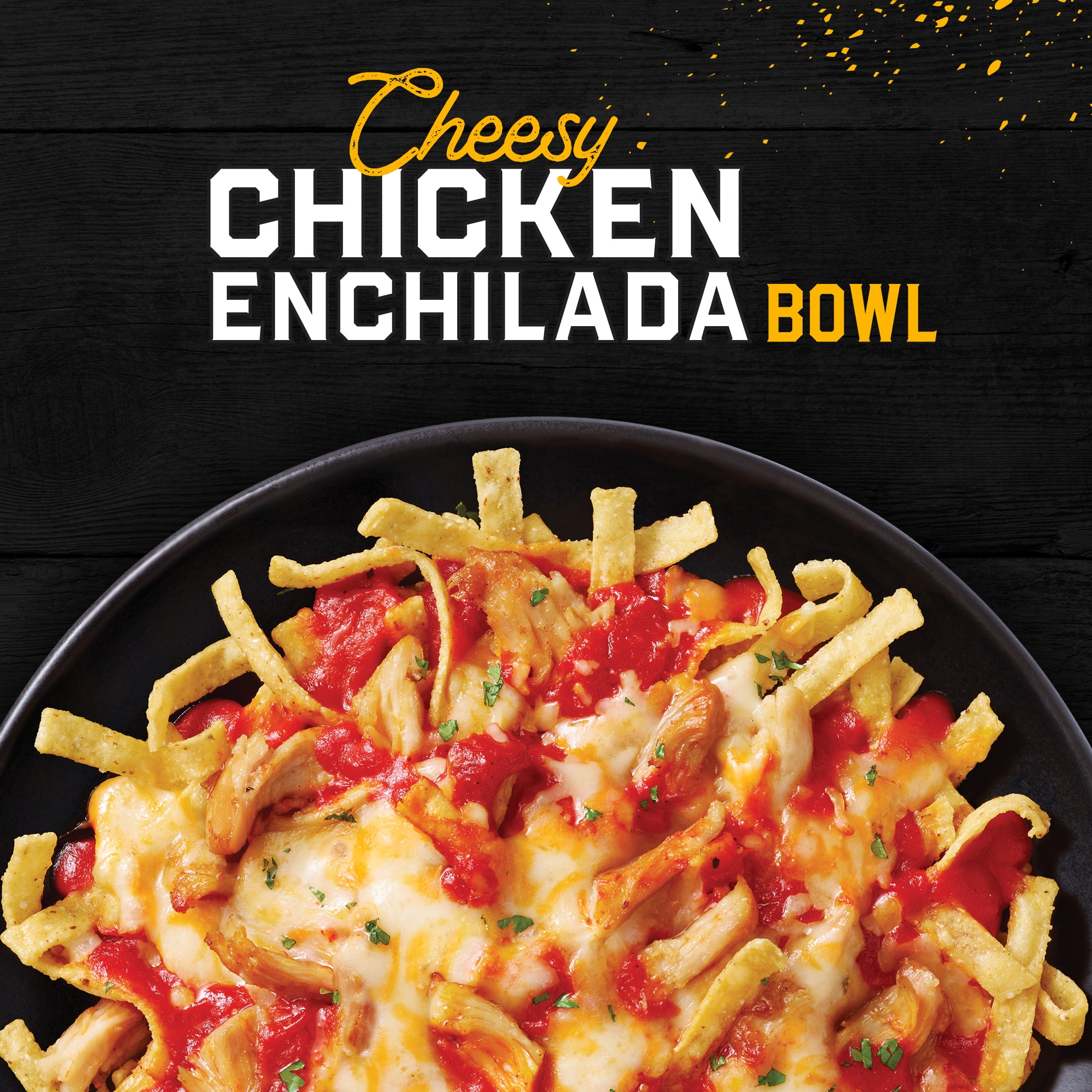 Guy Fieri's Flavortown Cheesy Chicken Enchilada, Frozen Meal, 10.3 oz