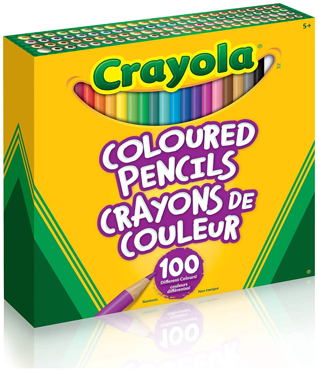 Brand New Crayola 67-6100 Coloured Pencils 100 Count Pencil Crayons
